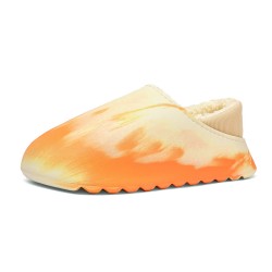 Men Winter Padded Warm Sandals Unisex Home Cotton Slippers Women Anti Slip Clogs Casual Fashion Garden Shoes