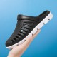 Mens Closed Toe Leather Sandals Athletic Strap Outdoor Adjustable Fisherman Sandals Summer Breathable Casual Sandals Mens Closed Toe Leather Sandals Athletic Strap Outdoor Adjustable Fisherman Sandals Summer Breathable Casual Sandals