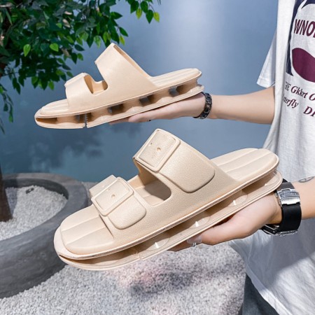 Men's memory foam sandals air cushion sports slide