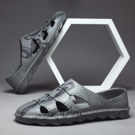 Mens Closed Toe Sandals Mens Summer Breathable Fisherman Slippers Beach Outdoor Casual Shoes Mens Closed Toe Sandals Mens Summer Breathable Fisherman Slippers Beach Outdoor Casual Shoes