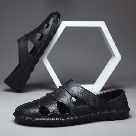 Mens Closed Toe Sandals Mens Summer Breathable Fisherman Slippers Beach Outdoor Casual Shoes Mens Closed Toe Sandals Mens Summer Breathable Fisherman Slippers Beach Outdoor Casual Shoes