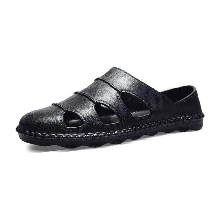 Mens Closed Toe Sandals Mens Summer Breathable Fisherman Slippers Beach Outdoor Casual Shoes Mens Closed Toe Sandals Mens Summer Breathable Fisherman Slippers Beach Outdoor Casual Shoes