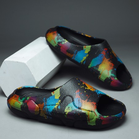 Mens Colorful Pillow Slides Heightening Shower Slippers Bathroom Sandals Mens Colorful Pillow Slides Heightening Shower Slippers Bathroom Sandals