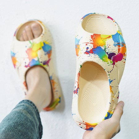 Mens Colorful Pillow Slides Heightening Shower Slippers Bathroom Sandals Mens Colorful Pillow Slides Heightening Shower Slippers Bathroom Sandals
