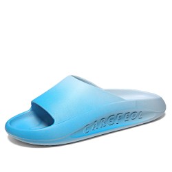 Men's Athletic Slide Sandals Beach Slippers for Men Open Toe Slip-On Indoor Outdoor Slides