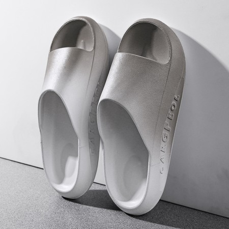 Men's Athletic Slide Sandals Beach Slippers for Men Open Toe Slip-On Indoor Outdoor Slides