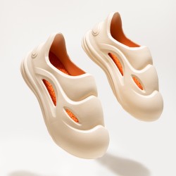 Unisex Hollow Clogs with Ethylene Vinyl Acetate (EVA) Soles - Slip-Resistant Beach and Shower Shoes