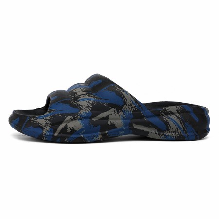 Men's Stylish Graffiti-Printed Elevated Slides - Comfort and Durability Combined