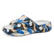 Men's Stylish Graffiti-Printed Elevated Slides - Comfort and Durability Combined