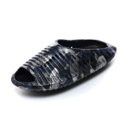 Men's Outdoor Stylish 'Fish and Water' Tie-Dye Slides - Lightweight, Breathable, and Fashionable