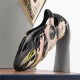 Men's Plus-Size Garden Sandals – 'Whale' Inspired Abstract Tie-Dye Design