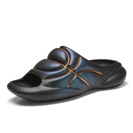 Unisex Stylish Glow-in-the-Dark Slide Sandals: Versatile Comfort for Outdoor Adventures