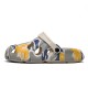 Men's Dual-Purpose Outdoor Clogs with Abstract Graffiti Design