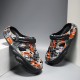 Men's Trendy Outdoor Fashion Clogs with Unique Patterned Uppers