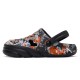 Men's Trendy Outdoor Fashion Clogs with Unique Patterned Uppers