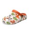 2023 New Arrival Men's Printed Letter Clogs with Ethylene-Vinyl Acetate Soles
