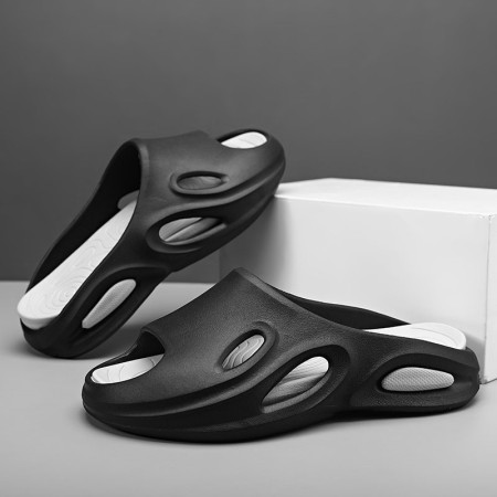Men's Outdoor and Indoor Slide Sandals with 3.5CM Heel