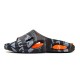 Men's Outdoor and Indoor Slide Sandals with 3.5CM Heel - Letter Print