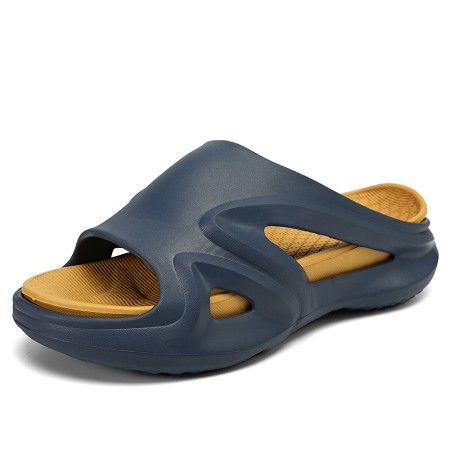 Men's Stylish Indoor and Outdoor Slides with Ethylene Vinyl Acetate Soles