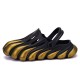 Men's Indoor-Outdoor Wooden Clogs with Rotating Heel Strap