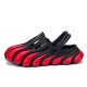 Men's Indoor-Outdoor Wooden Clogs with Rotating Heel Strap