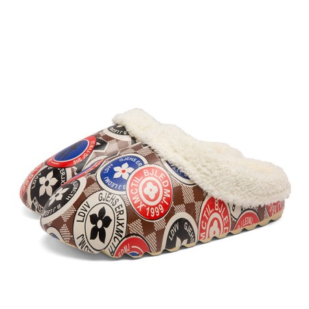 Stylish Unisex Indoor-Outdoor Slippers with Ethylene-Vinyl Acetate Soles