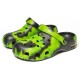 Men's Tie-Dye Garden Wooden Clogs: Comfortable Slip-On Sandals with Air Cushioned Soles