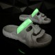 Men's Skull Design Glow-in-the-Dark Sandals - Comfortable and Slip-Resistant