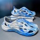 Men's Outdoor Fashion Sandals with Ethylene Vinyl Acetate Soles and Stylish Skeletal Design