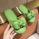 Slide Sandals for Women or Ladies Dressy Summer Casual Cute Bow Tie Knot On Top Strap