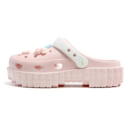 Women's Stylish Outdoor Fashion Clogs with Building Block Accent