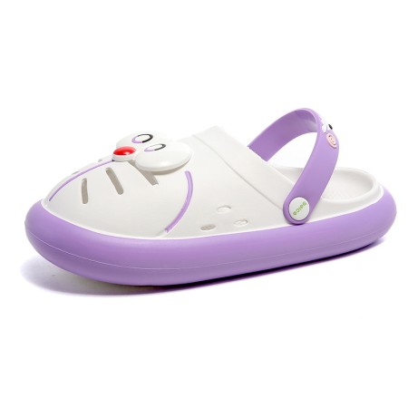 Women's Outdoor Stylish and Adorable Cat Clogs with Rotatable Heel Straps