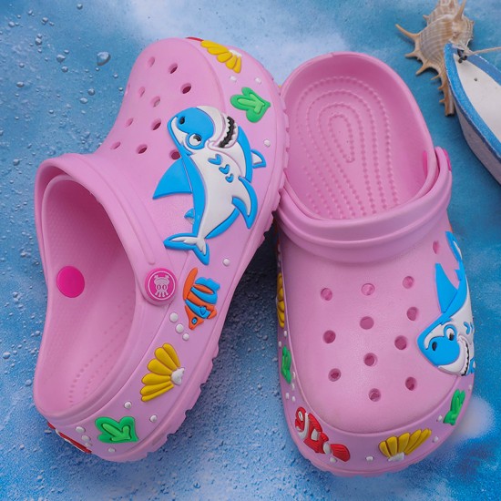 Toddler Clogs for Boys and Girls Non-Slip Breathable Kids Clogs Garden High Elasticity Kids Sandals Indoor Outdoor Beach Sandals Children Classic Slippers Kids Clogs 