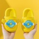 Cute Cartoon Airplane Kids' Clog Sandals with Ethylene Vinyl Acetate (EVA) Sole - Fun, Easy-Clean, and Durable