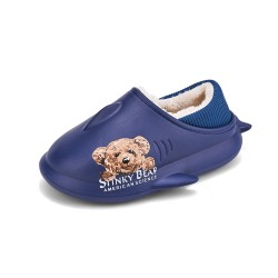 Cute Cartoon Kids' Slip-on Cotton Shoes - Warm, Flexible, and Safe